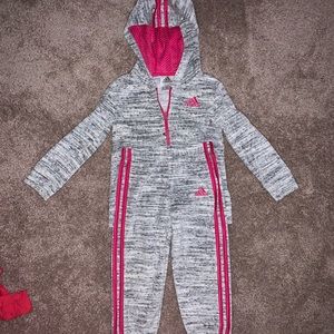 Toddler Adidas velvet track suit